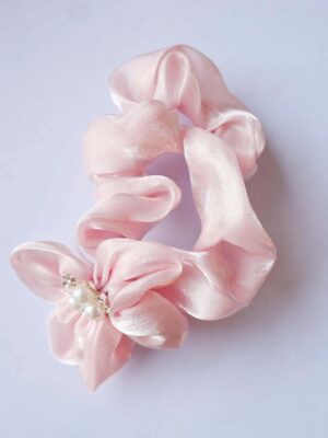 Baby Pink with Pearl Flower | L Size | Pack of 1