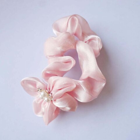 Baby Pink with Pearl Flower | L Size | Pack of 1