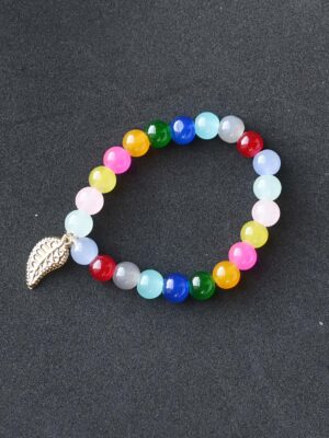 Colorful Glass Beads Bracelet 2