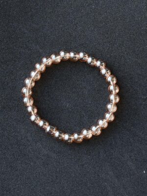 Copper Glass Beads Bracelet