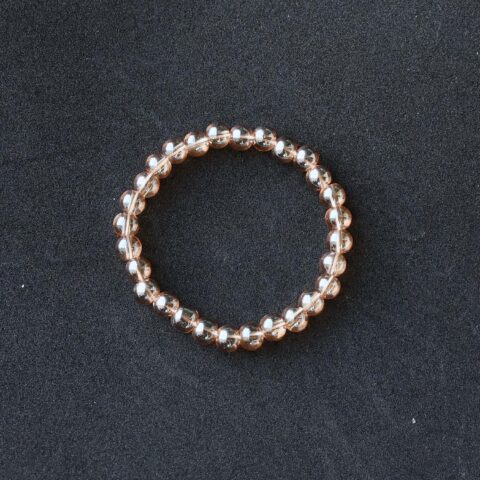 Copper Glass Beads Bracelet