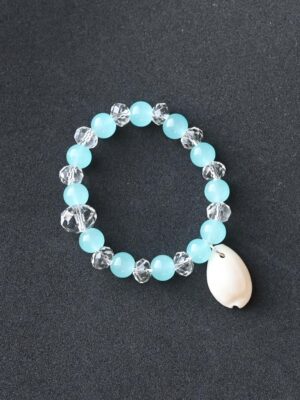 Oceanic Glass Beads Bracelet with Kaudi 2