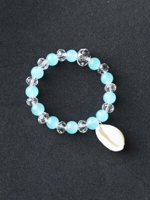 Floral Oceanic Beads Bracelet with Kaudi