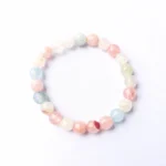 Aurora Glow Agate Bracelet, Handmade women's fashion bracelet with unique design