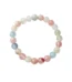 Aurora Glow Agate Bracelet, Handmade women's fashion bracelet with unique design