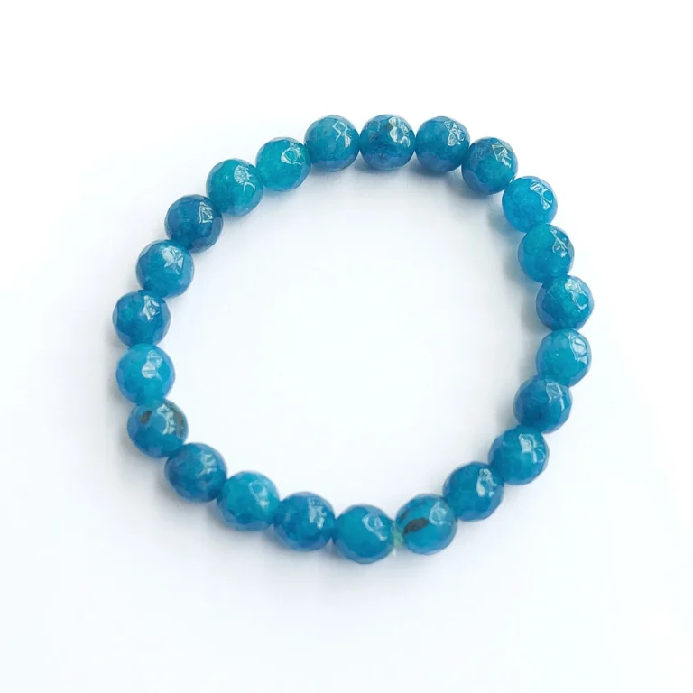 Midnight Tide Agate Bracelet, Handmade women's fashion bracelet with unique design