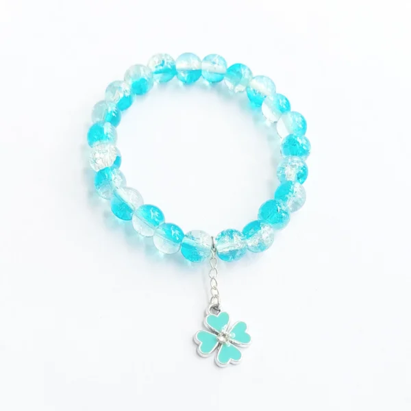 Ocean Bliss Crackle Bead Bracelet